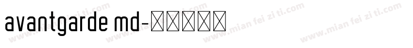 avantgarde md字体转换